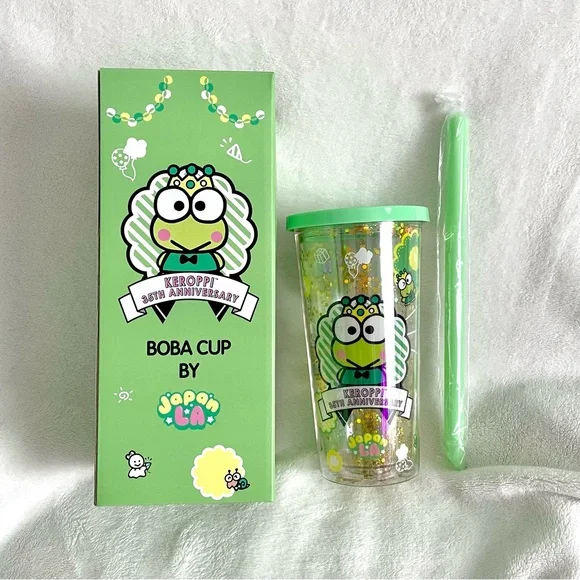 Sanrio Keroppi 35th Anniversary Boba Cup by JapanLa - Picture 1 of 4